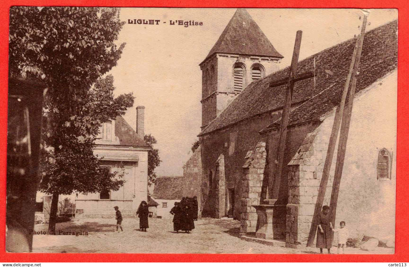 86 - B29298CPA - LIGLET - L'Eglise - Très Bon état - VIENNE - Otros & Sin Clasificación