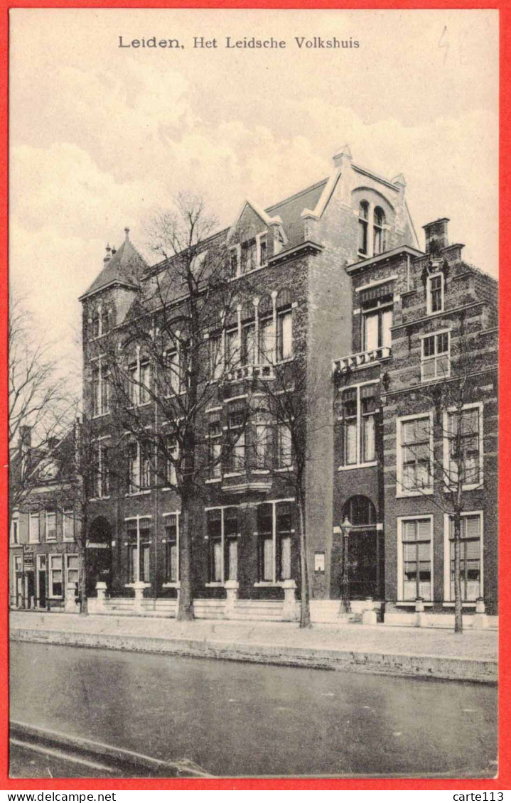 - B29209CPA - LEIDEN - NEDERLAND - Het Leidsche Volkshuis - Bon état - EUROPE - Leiden