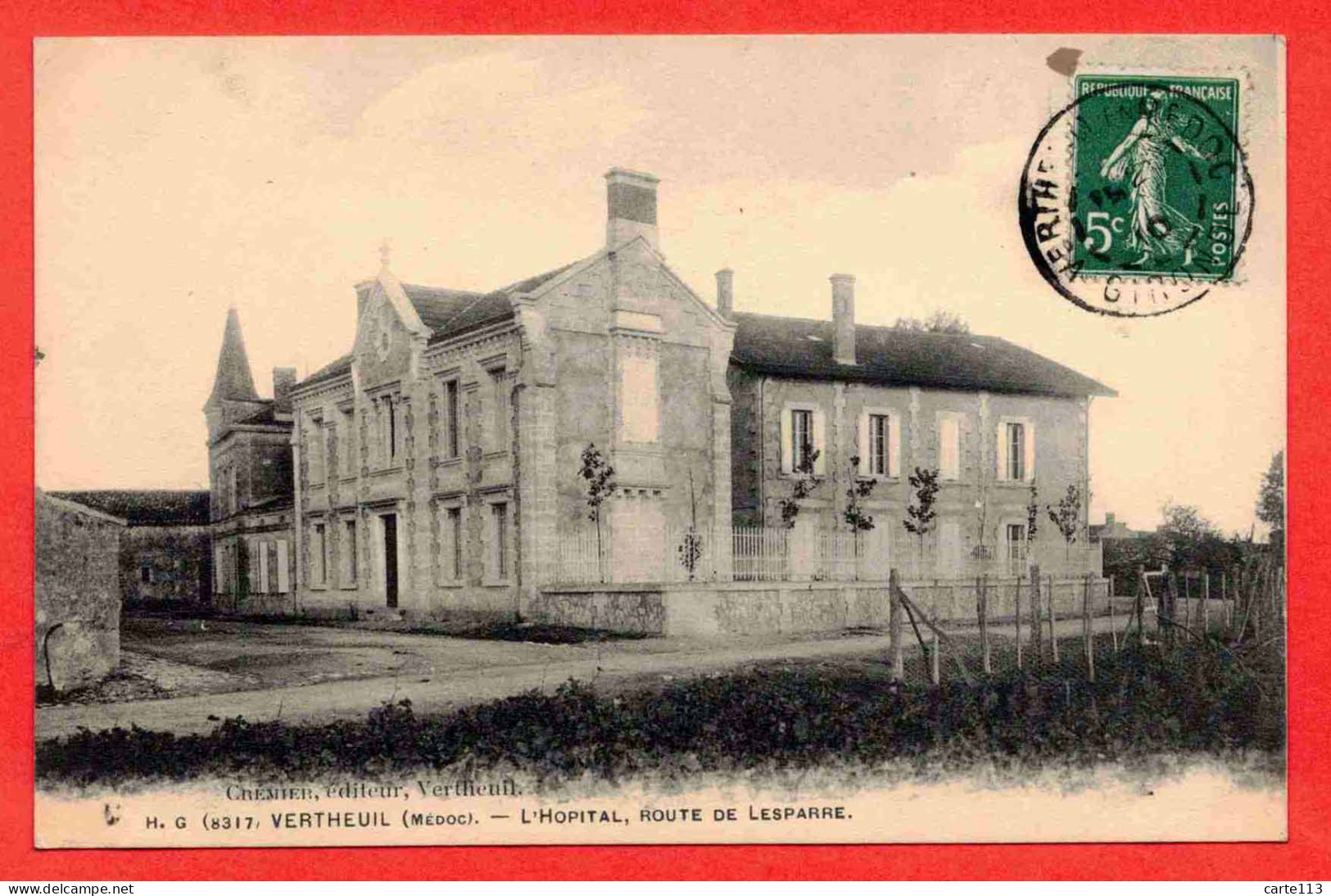 33 - B29142CPA - VERTHEUIL - L'Hopital, Route De Lesparre - Très Bon état - GIRONDE - Autres & Non Classés