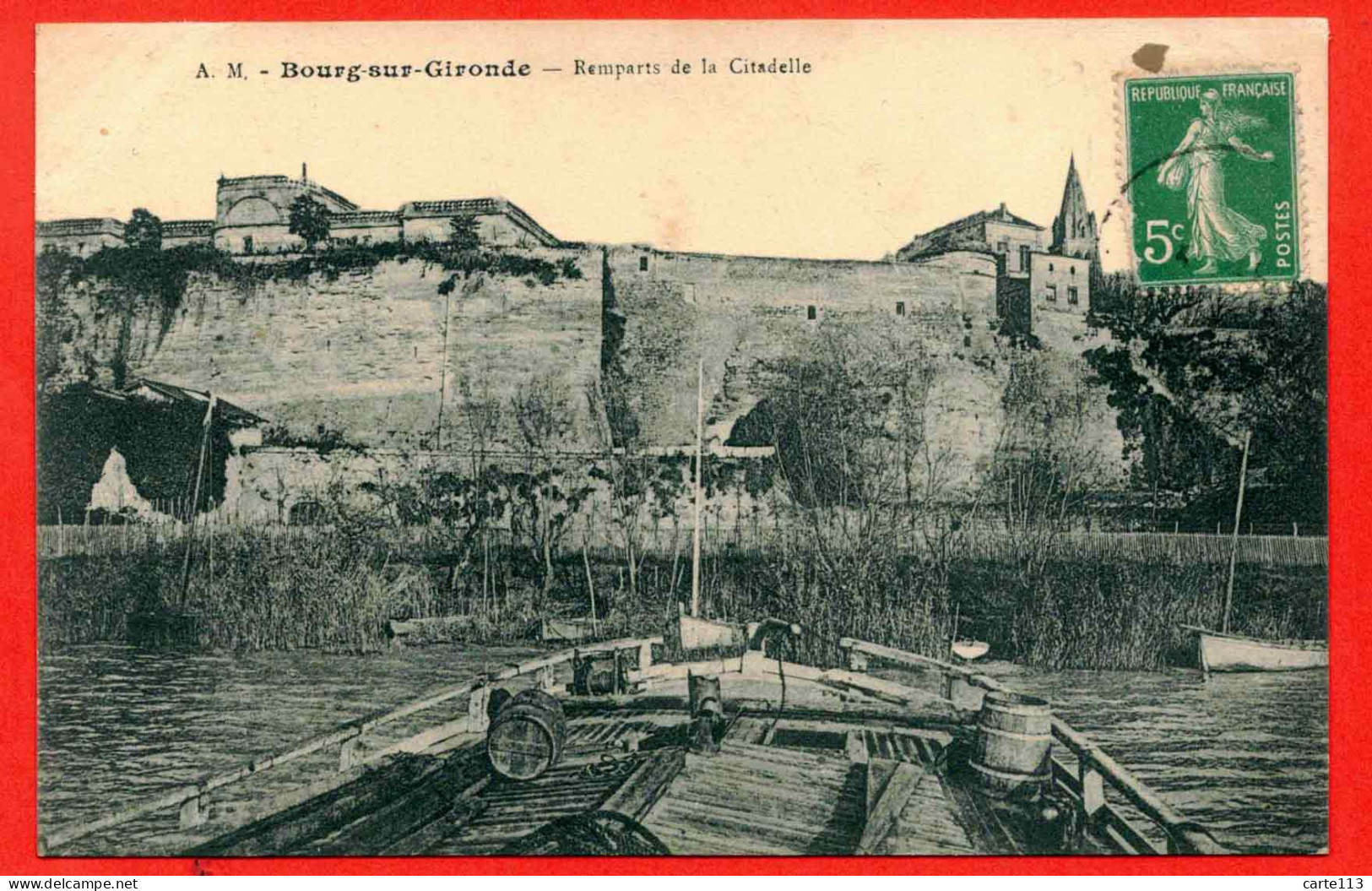 33 - B29131CPA - BOURG SUR GIRONDE - Remparts De La Citadelle - Très Bon état - GIRONDE - Otros & Sin Clasificación