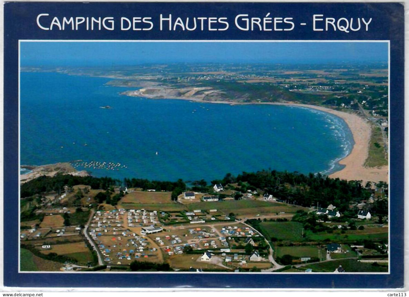 22 - M29051CPM - ERQUY - Camping Des Hautes Grées - LES HOPITAUX - Signée ROUXEL - Très Bon état - COTES-D'ARMOR - Erquy
