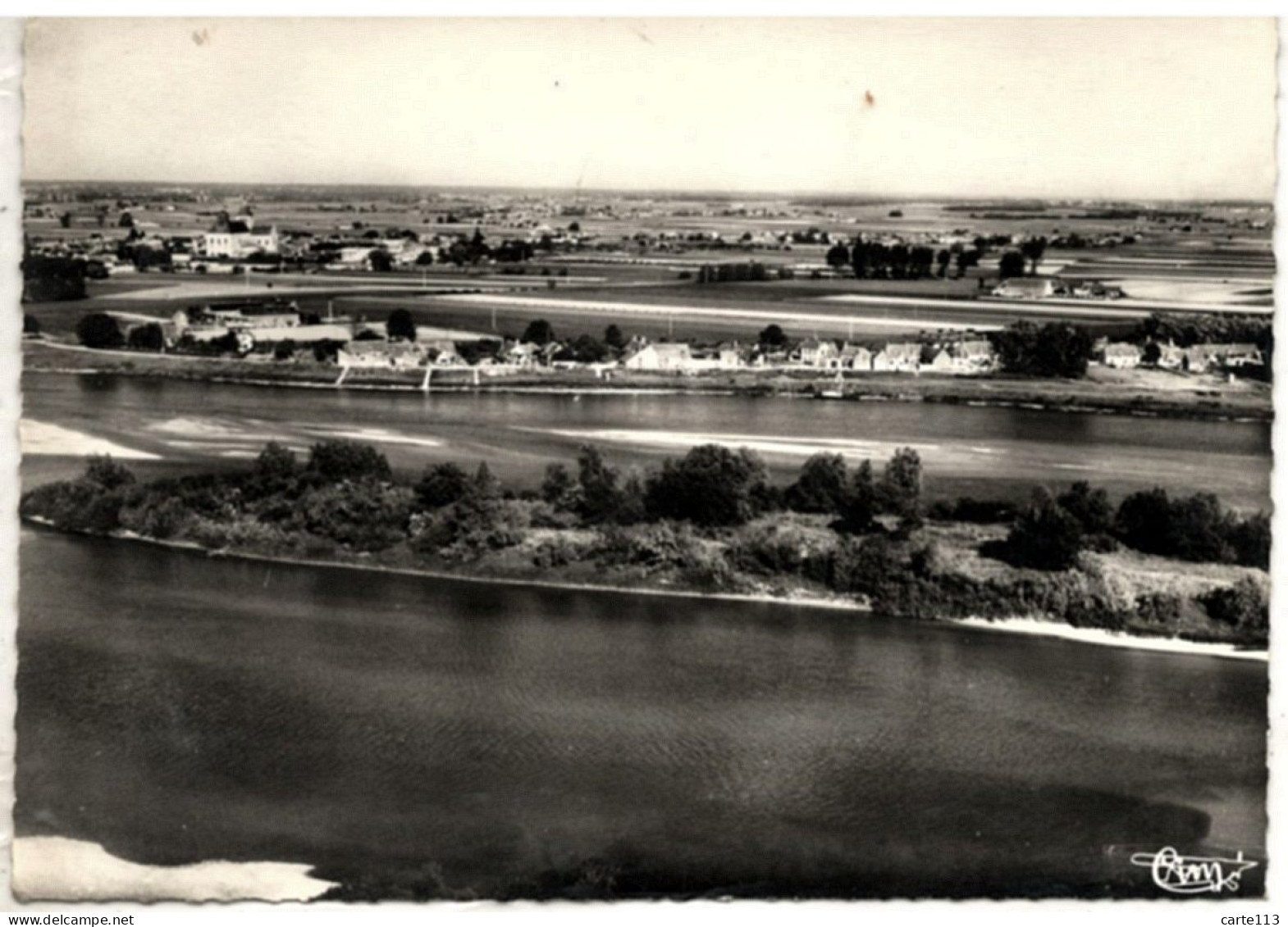 45 - M29029CPM - SAINT ST BENOIT SUR LOIRE - Vue Aerienne - La Loire - Très Bon état - LOIRET - Sonstige & Ohne Zuordnung