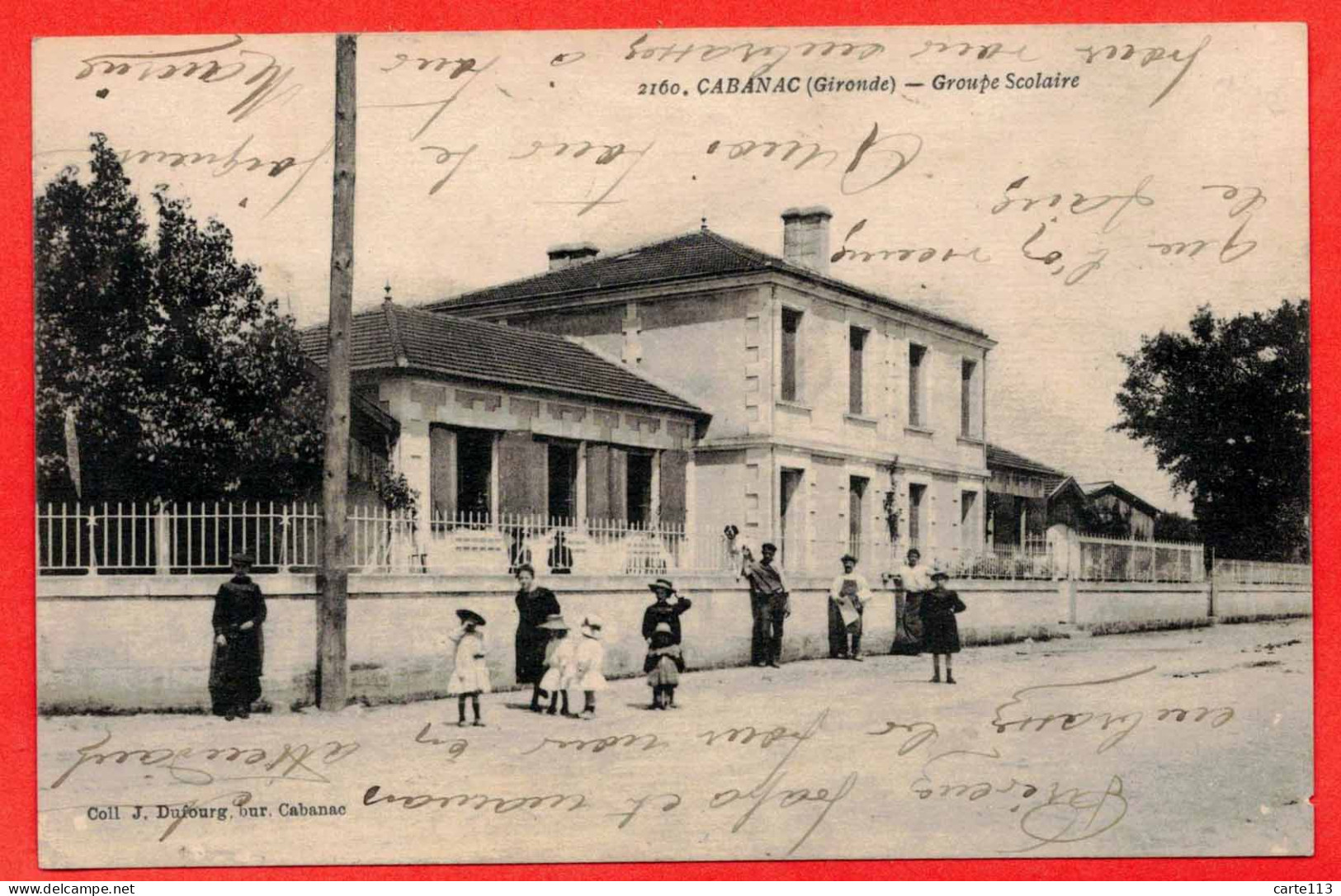 33 - B28998CPA - CABANAC ET VILLAGRAINS - Groupe Scolaire - Ecoles - Très Bon état - GIRONDE - Sonstige & Ohne Zuordnung