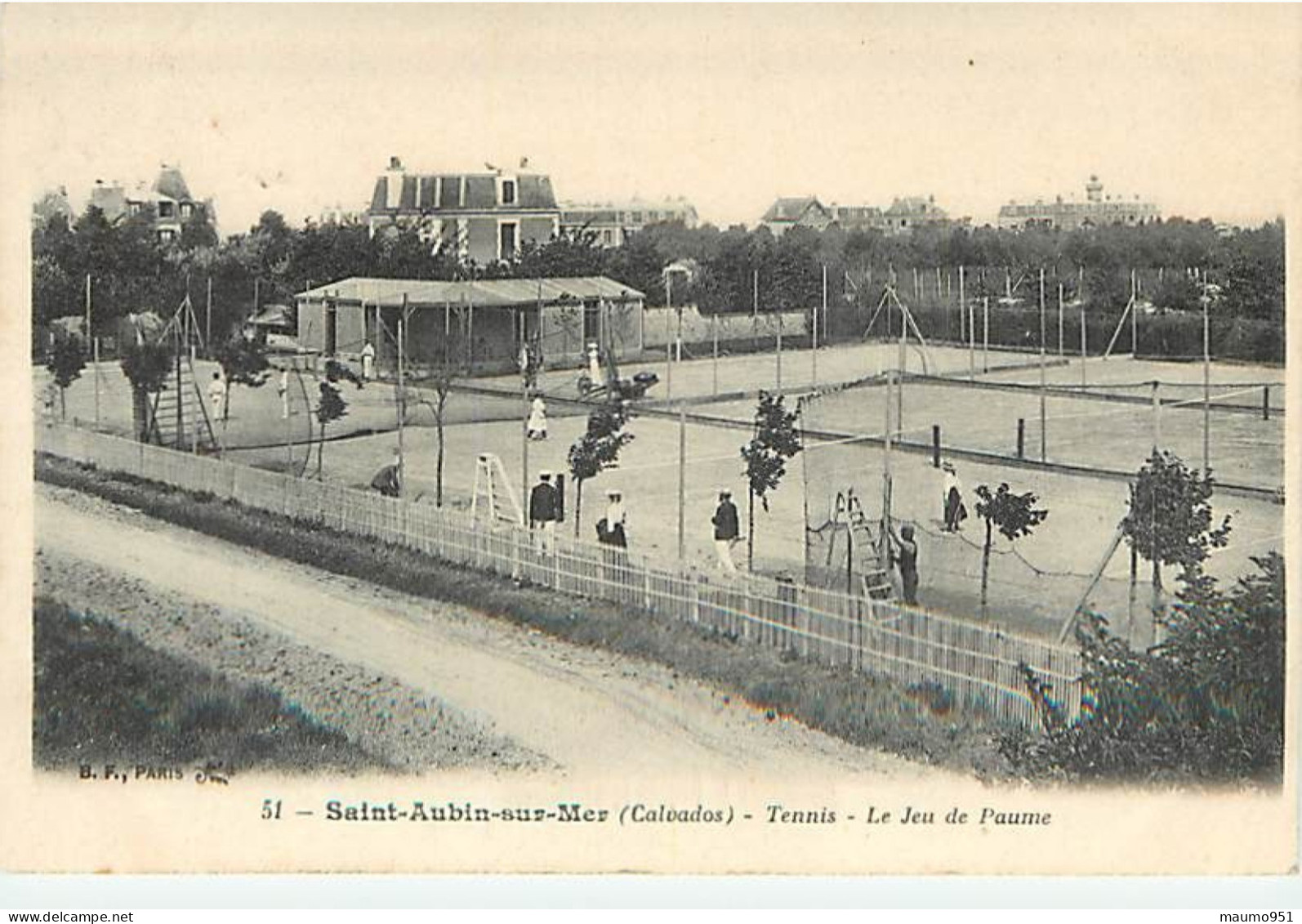 14 SAINT AUBIN SUR MER - Tennis. Le Jeu De Paume - Saint Aubin