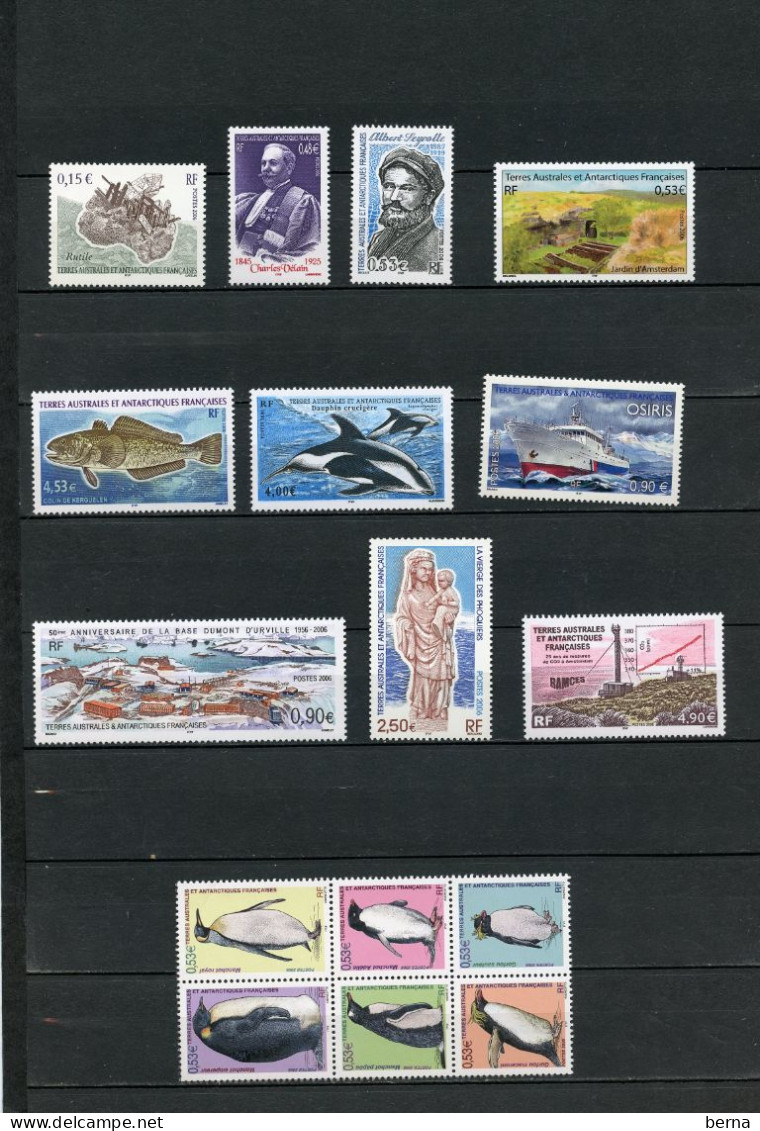 TAAF 2006 ANNEE 435/452 LUXE NEUF SANS CHARNIERE-- - Unused Stamps