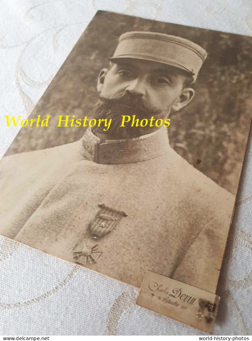 Trés bel ensemble - Charles DEVIN aviateur militaire Escadrille MF 29 tué en 1915 - Livre , Photo & CPAs Aviation Avion