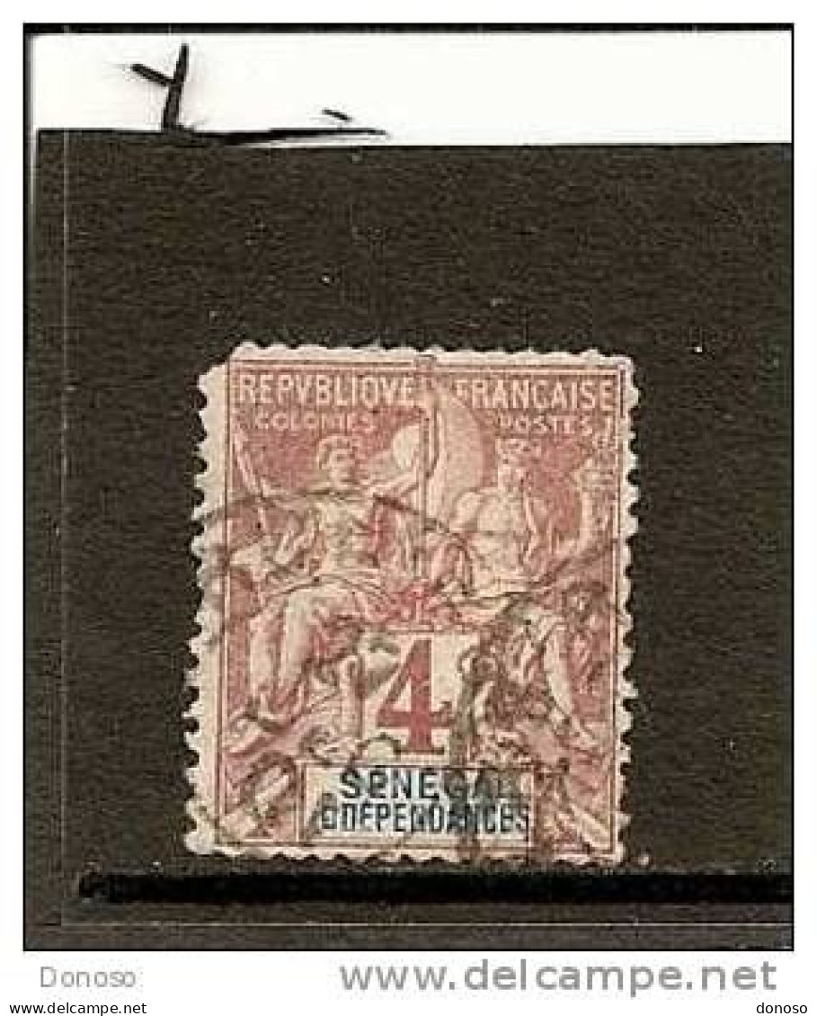 SENEGAL 1892 Yvert 10 Oblitéré, Used Cote : 2 Euros - Oblitérés