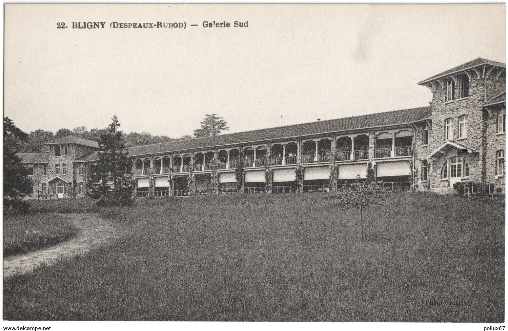 CPA DE BLIGNY  (ESSONNE)  GALERIE SUD - Briis-sous-Forges