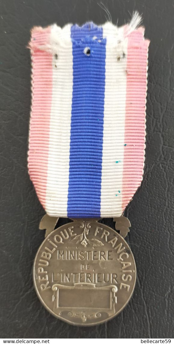 Médaille Police Française Ministère De L'Intérieur - Other & Unclassified