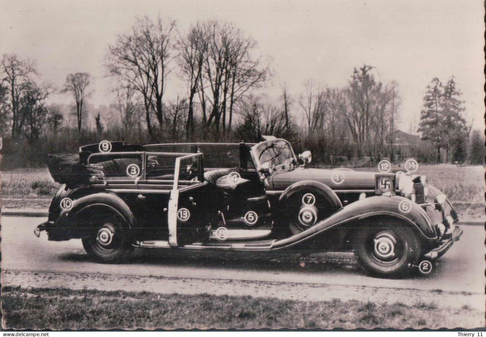 Cpsm Voiture Personnelle De Parade De Hitler Fabrication 1942 - War 1939-45