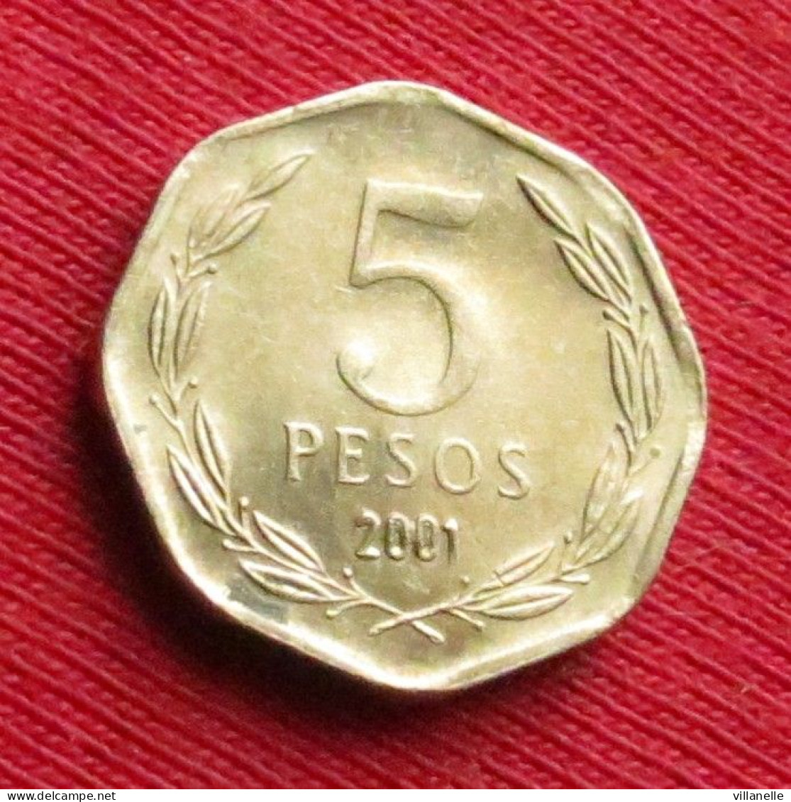 Chile 5 Peso 2001 Chili  W ºº - Chile