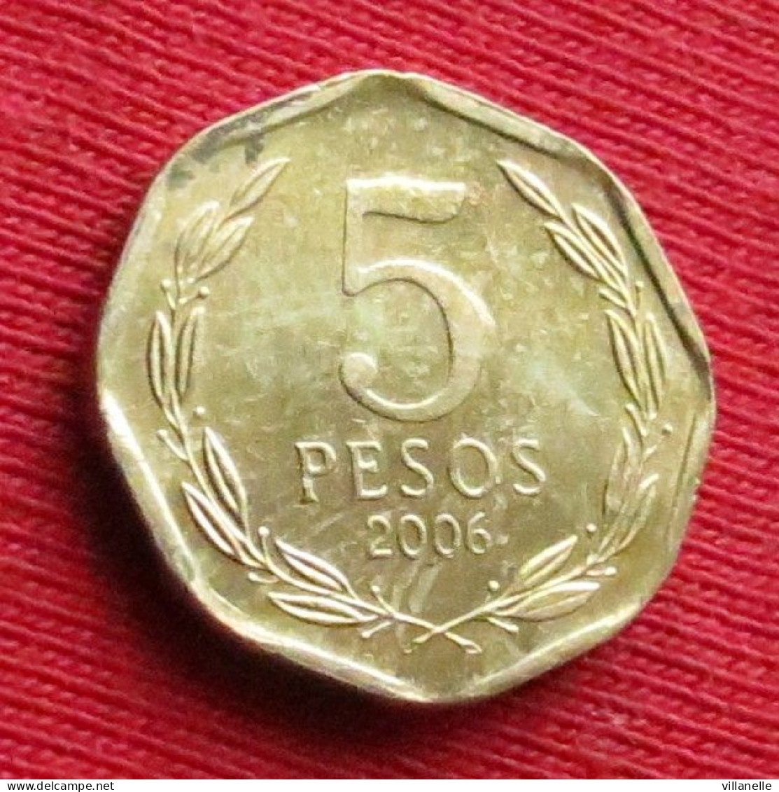 Chile 5 Peso 2006 Chili  W ºº - Chili
