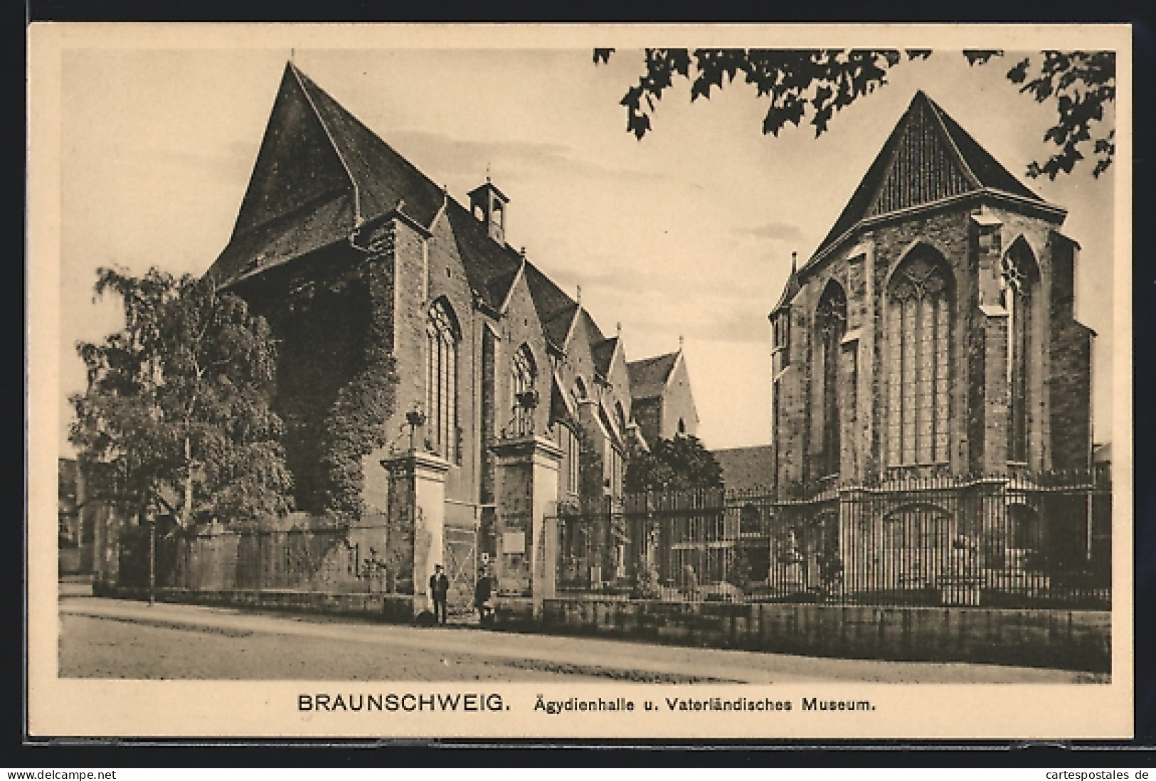 AK Braunschweig, Ägydienhalle U. Vaterländisches Museum  - Braunschweig