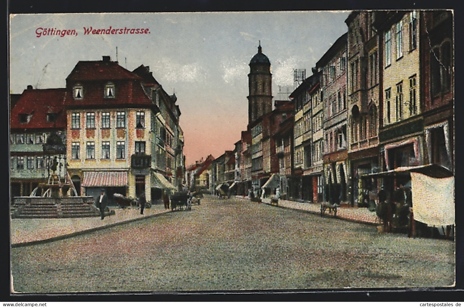 AK Göttingen, Blick In Die Weenderstrasse  - Göttingen