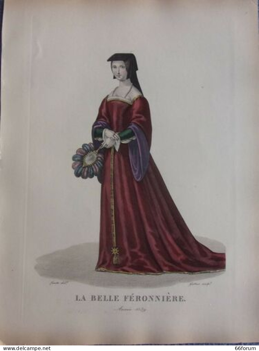 PLANCHE DESSINEE PAR Lanté 1900 LA BELLE FERONNIERE - Sonstige & Ohne Zuordnung