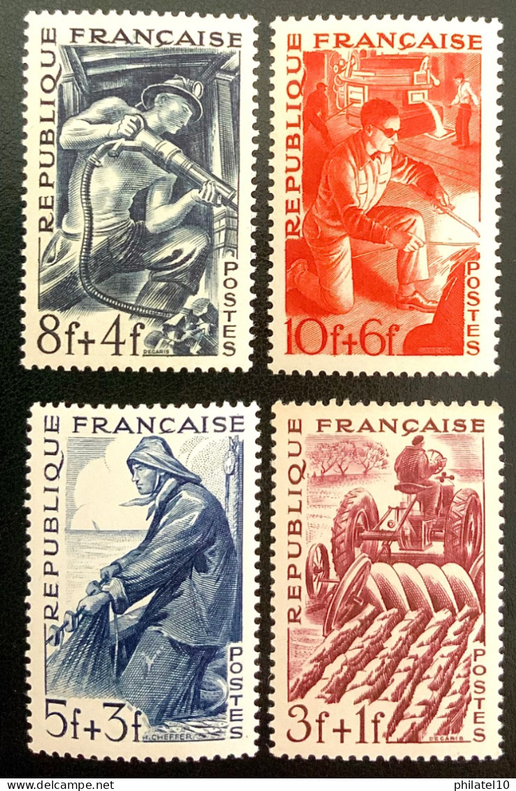 1949 FRANCE N 823 A 826 MÉTIERS - NEUF** - Unused Stamps