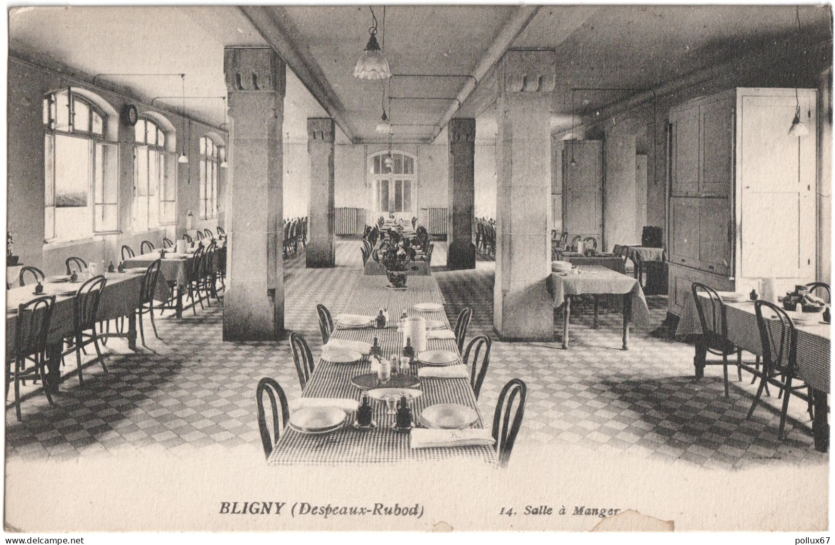 CPA DE BLIGNY  (ESSONNE)  LA SALLE À MANGER - Briis-sous-Forges