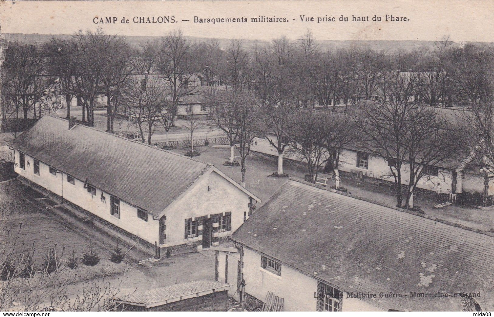 51. Camp De Châlons . Mourmelon . Baraquements Militaires . Vue Prise Du Haut Du Phare - Camp De Châlons - Mourmelon