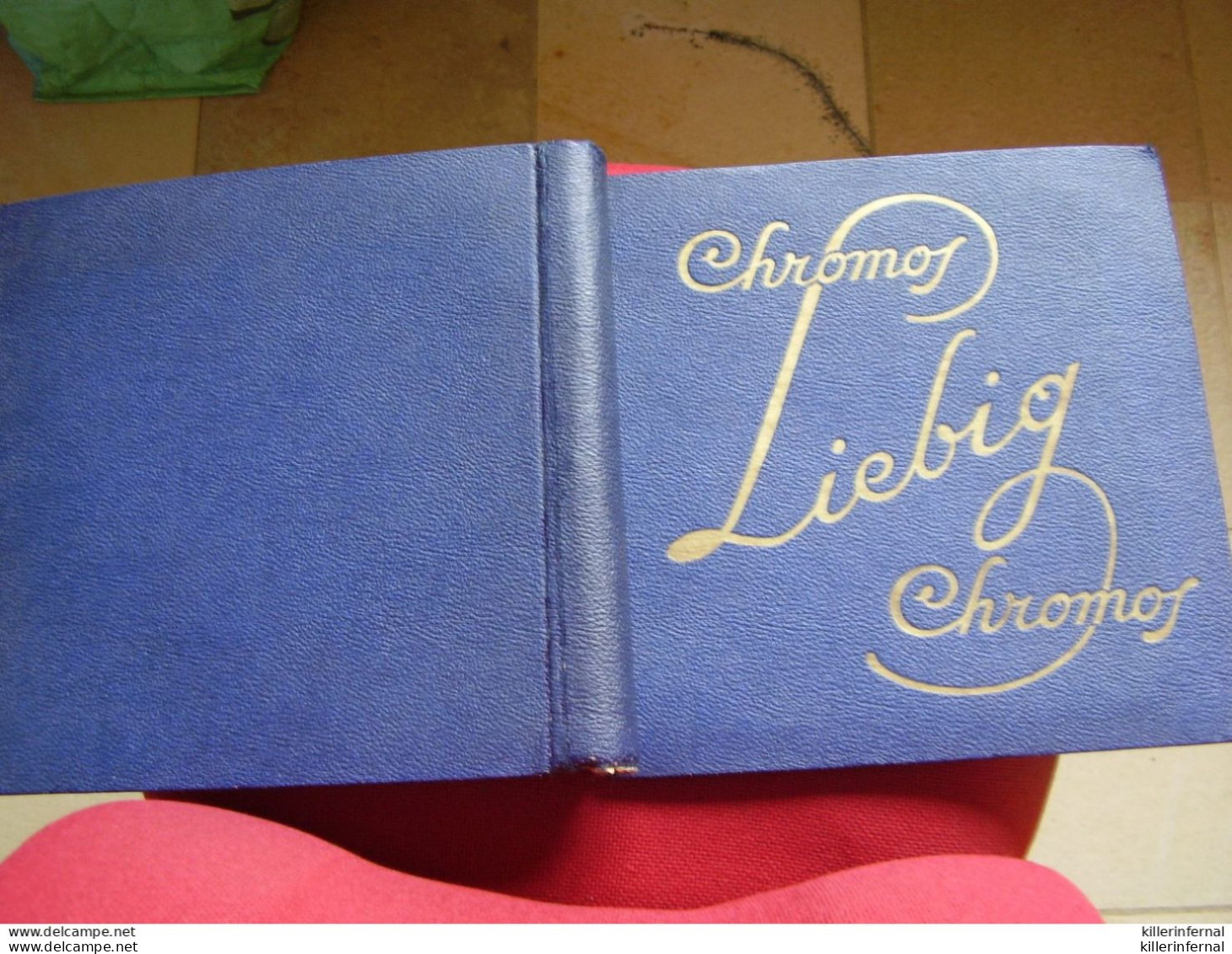 Liebig Old Album Chromos Bleu Pour 50 Séries - Albums & Catalogues