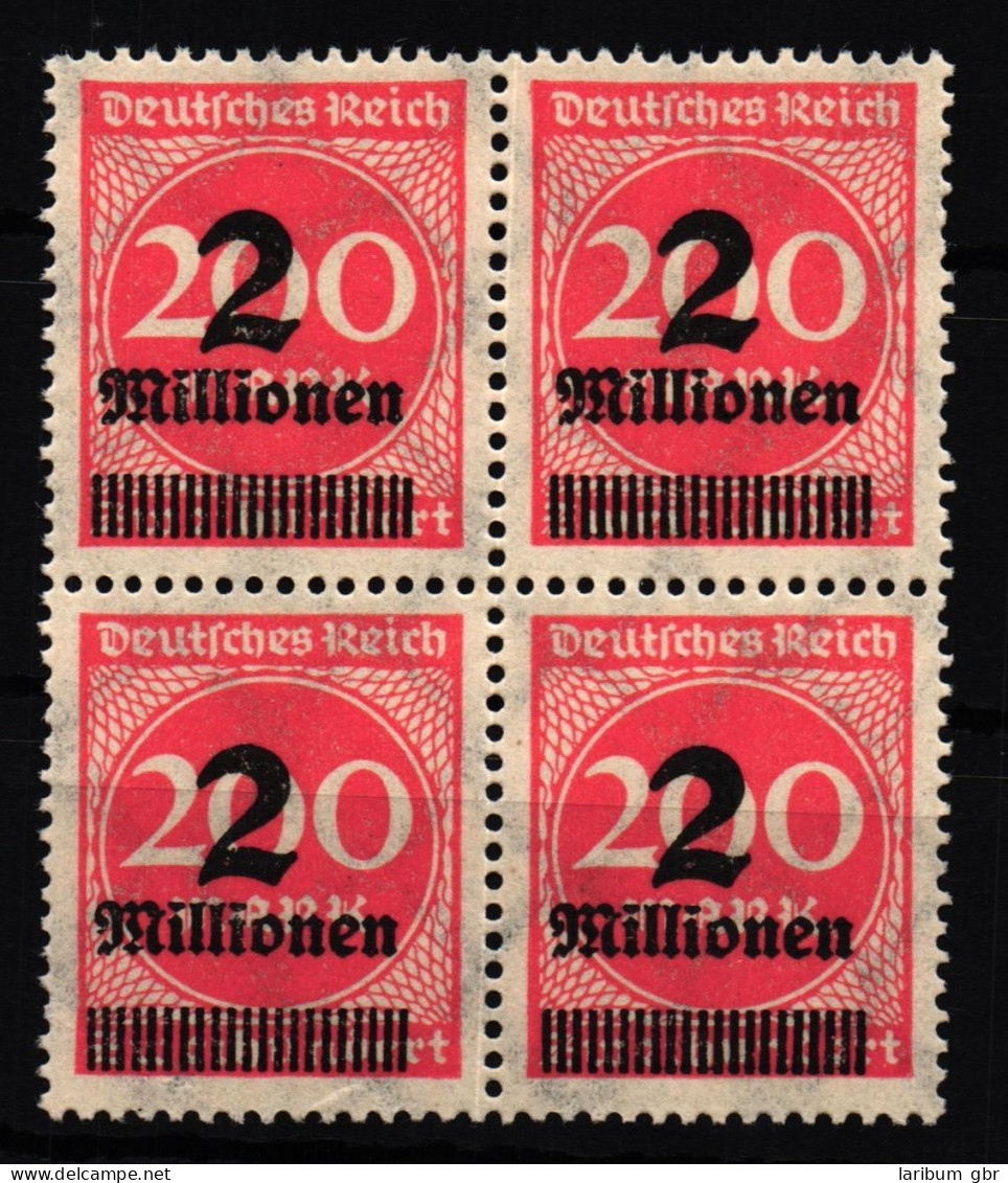 Deutsches Reich 309APc Postfrisch 4er Block, Tiefst Geprüft Infla Berlin #HI693 - Autres & Non Classés