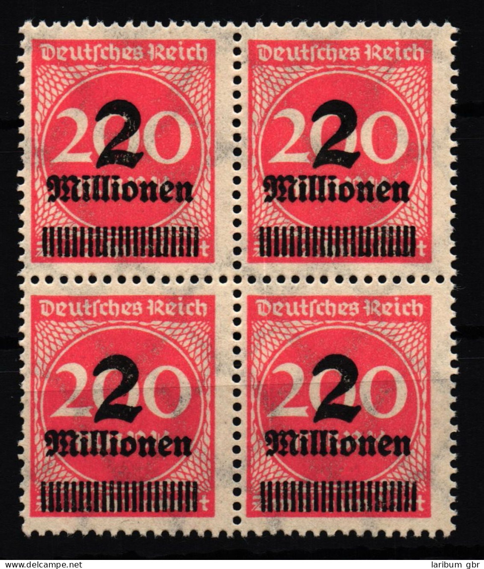 Deutsches Reich 309APc Postfrisch 4er Block, Tiefst Geprüft Infla Berlin #HI695 - Andere & Zonder Classificatie