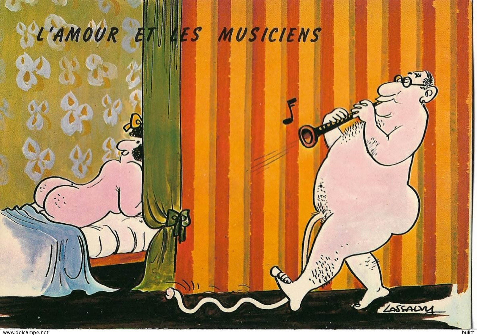 ILLUSTRATEUR - L'AMOUR ET LES MUSICIENS - Par LASSALVY - Lassalvy