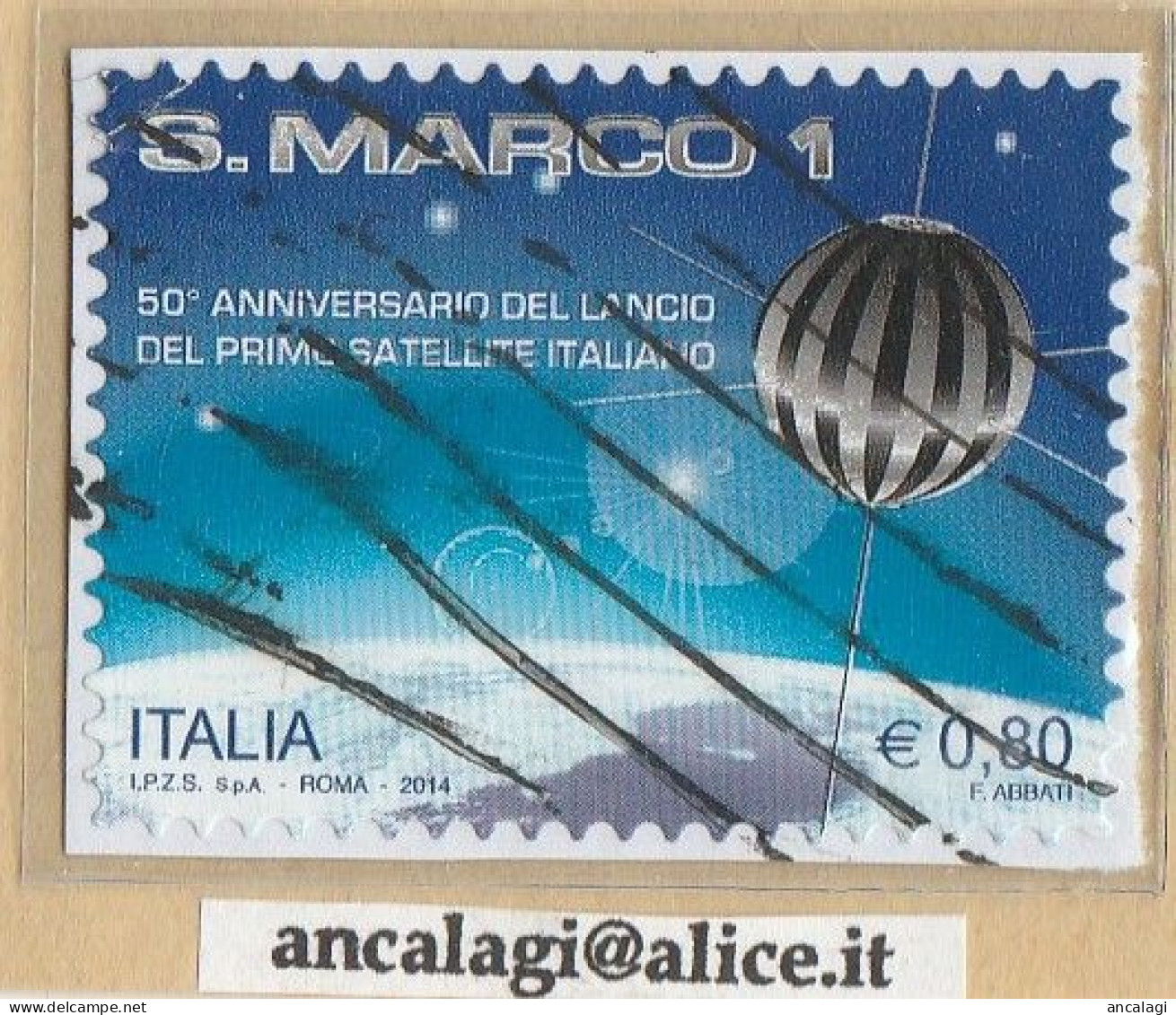 USATI ITALIA 2014 - Ref.1280 "SATELLITE SAN MARCO 1" 1 Val. - - 2011-20: Gebraucht