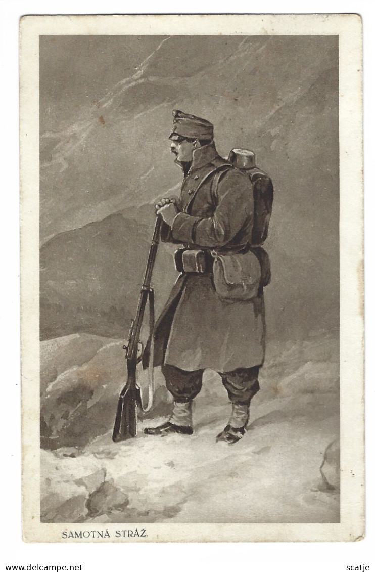 Samotna Straz.  -   Militair   1915   Naar   Zizkov - War 1914-18