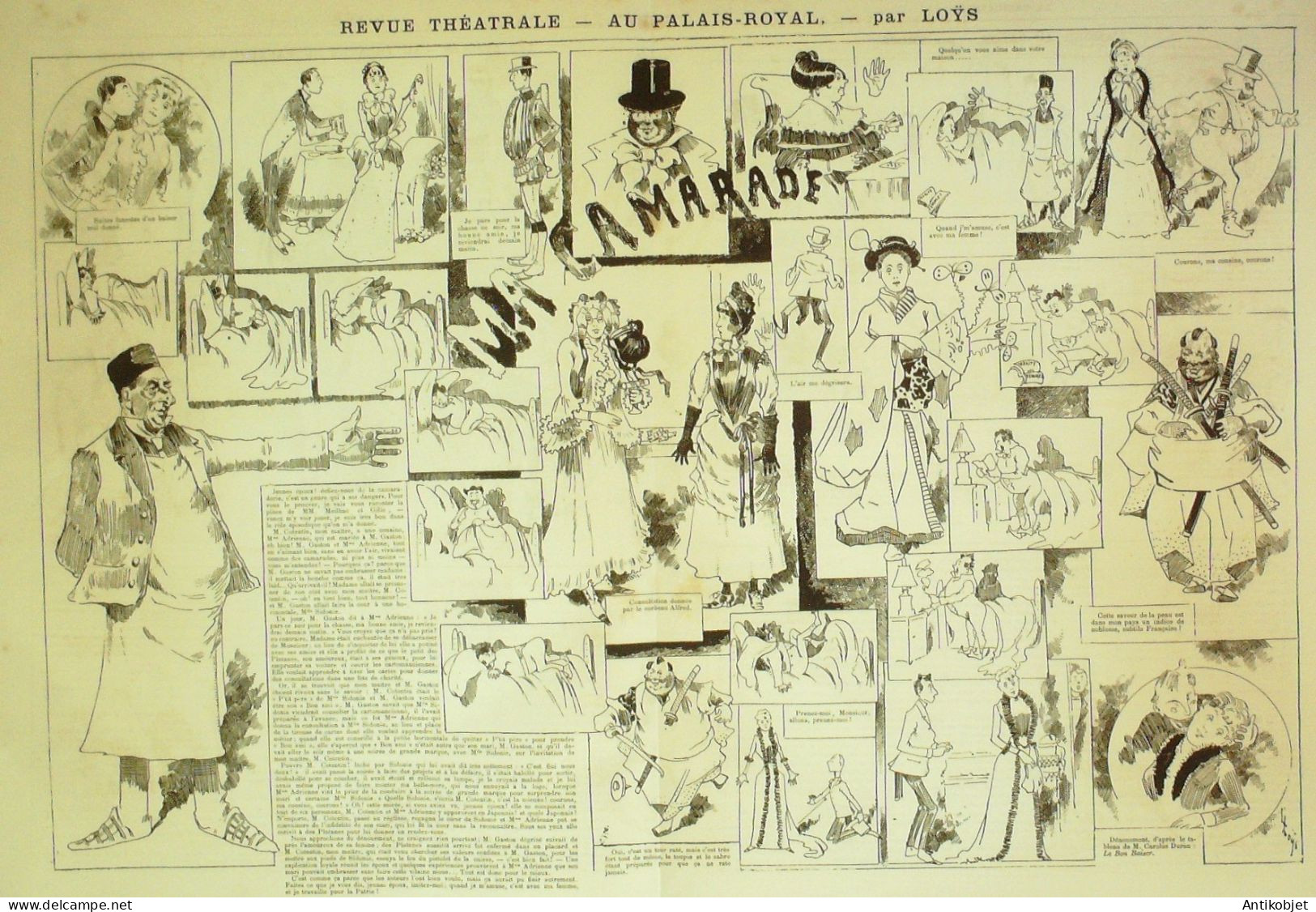 La Caricature 1883 N°201 Modes Robida Vaudeville Draner Loys Trock - Magazines - Before 1900