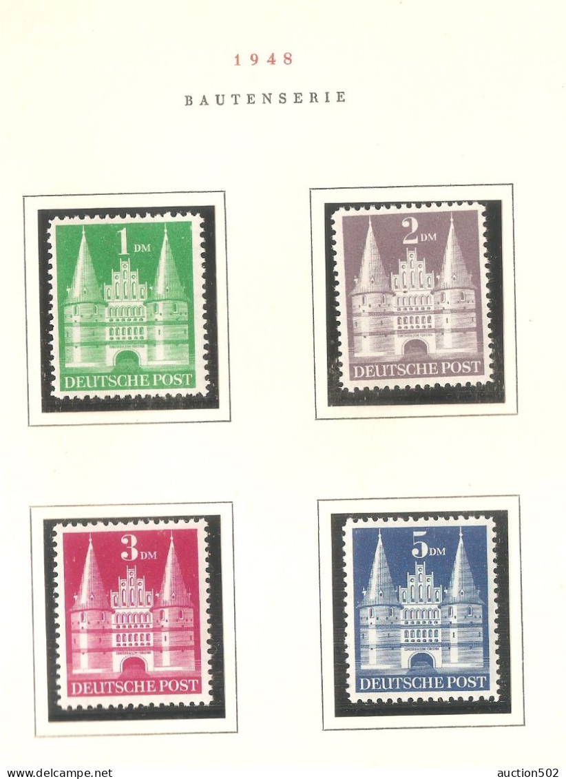 Germany DEUTSCHE POST BAUTENSERIE Y & T Nr 65/68  ** - Unused Stamps