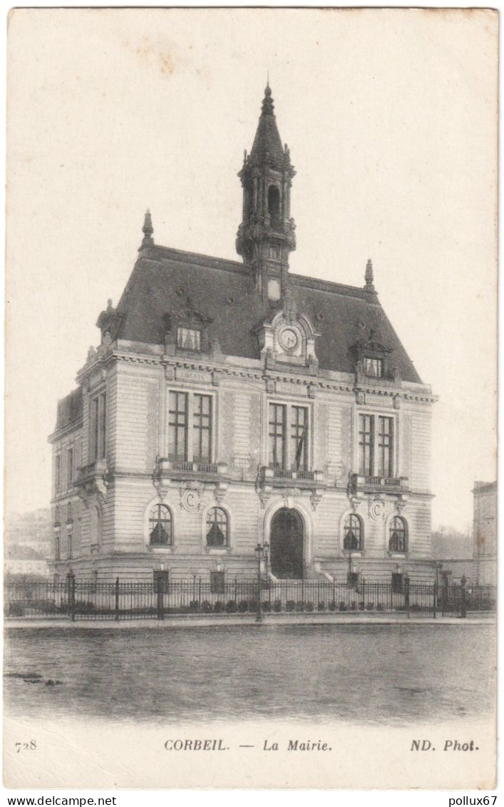 CPA DE CORBEIL  (ESSONNE)  LA MAIRIE - Corbeil Essonnes