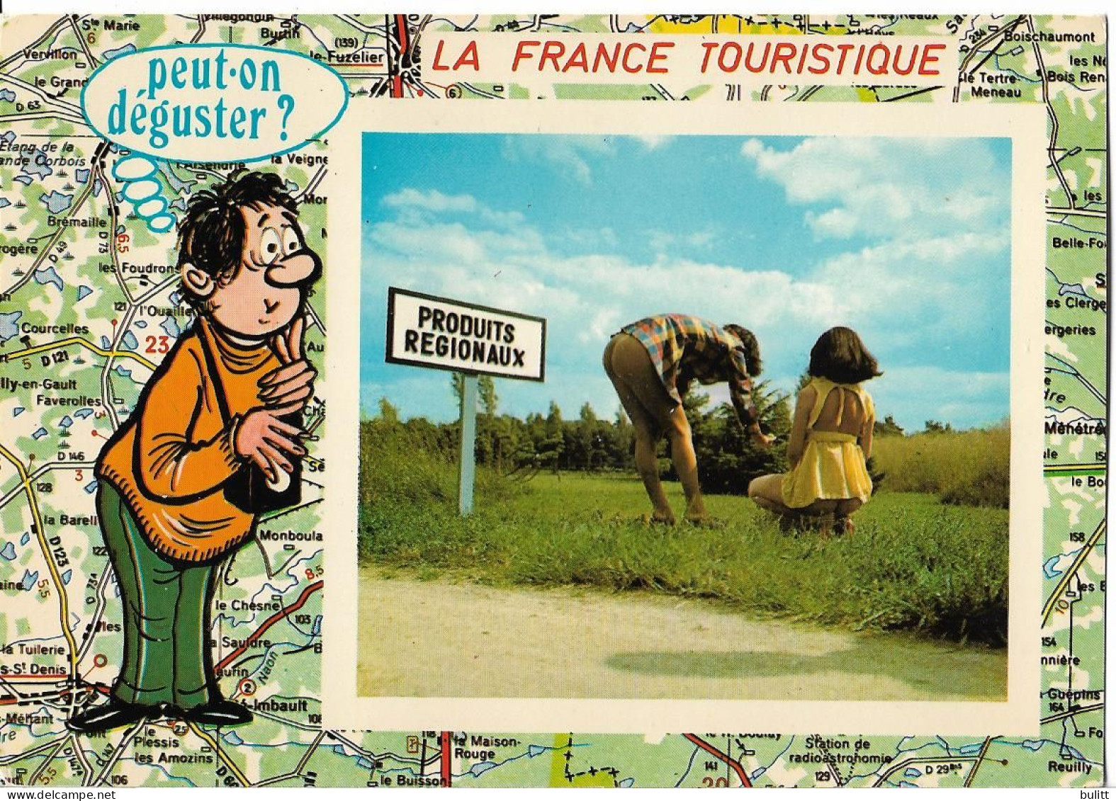 HUMOUR - LA FRANCE TOURISTIQUE - Peut-on Déguster ? - Humour