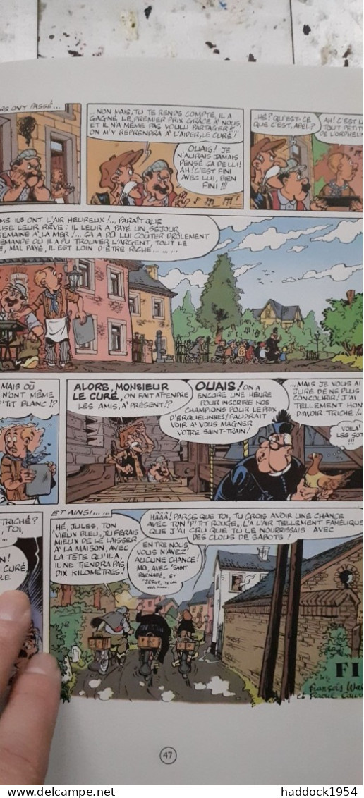 le vieux bleu la bande dessinée colombophile récits du journal SPIROU FRANCOIS WALTHERY RAOUL CAUVIN dupuis 1980