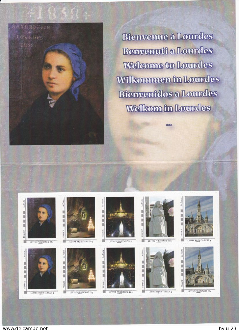 Collector La Poste N° 3 Lourdes Bernadette Soubirou  Affranchissement France 2009 - Collectors