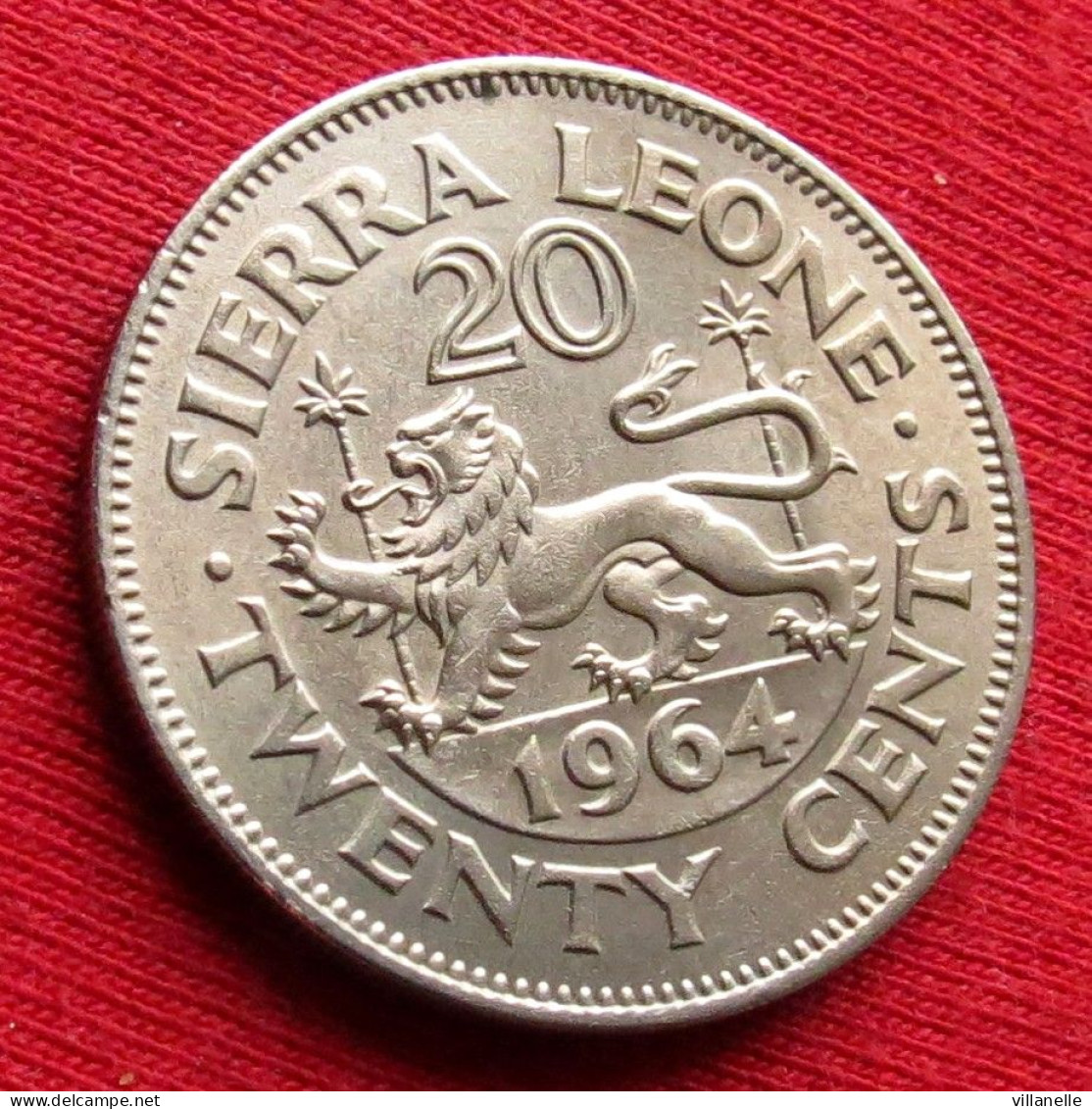 Sierra Leone 20 Cents 1964 W ºº - Chili