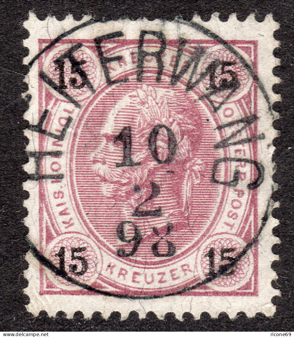 Österreich, 15 Kr. M. Zentr. Tirol-K1 HEITERWANG - Lettres & Documents