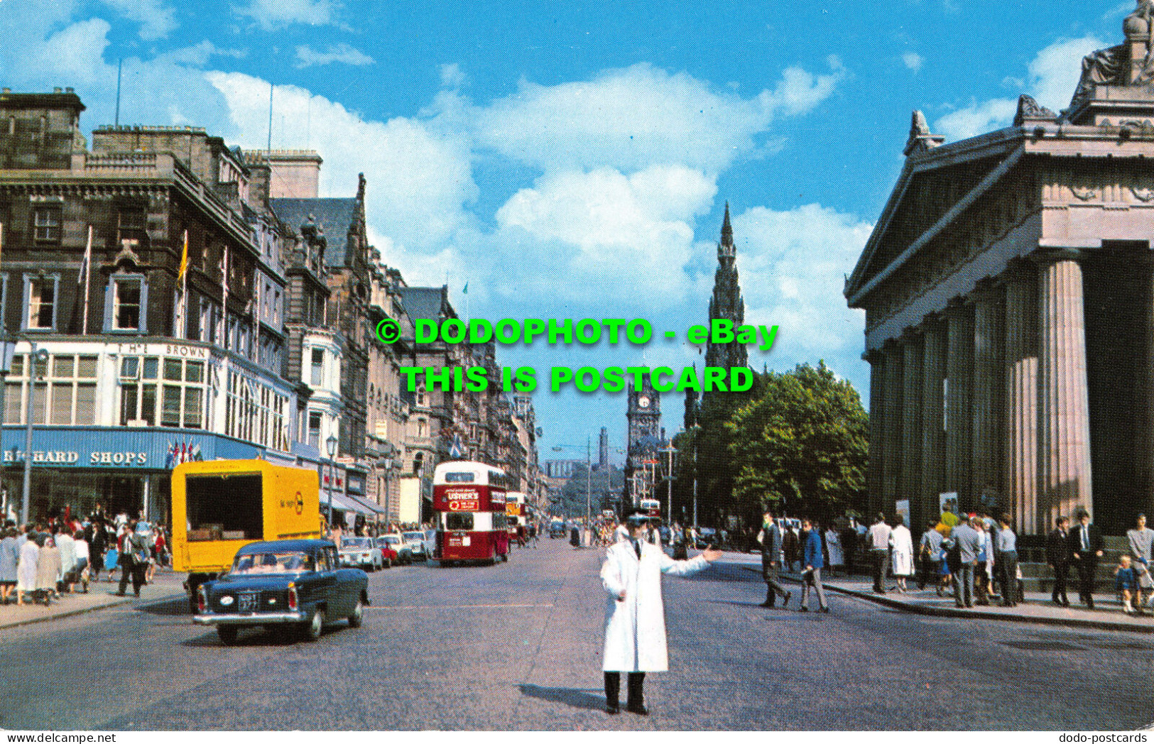 R527271 Edinburgh. Princes Street From Foot Of The Mound. E. T. W. Dennis - World