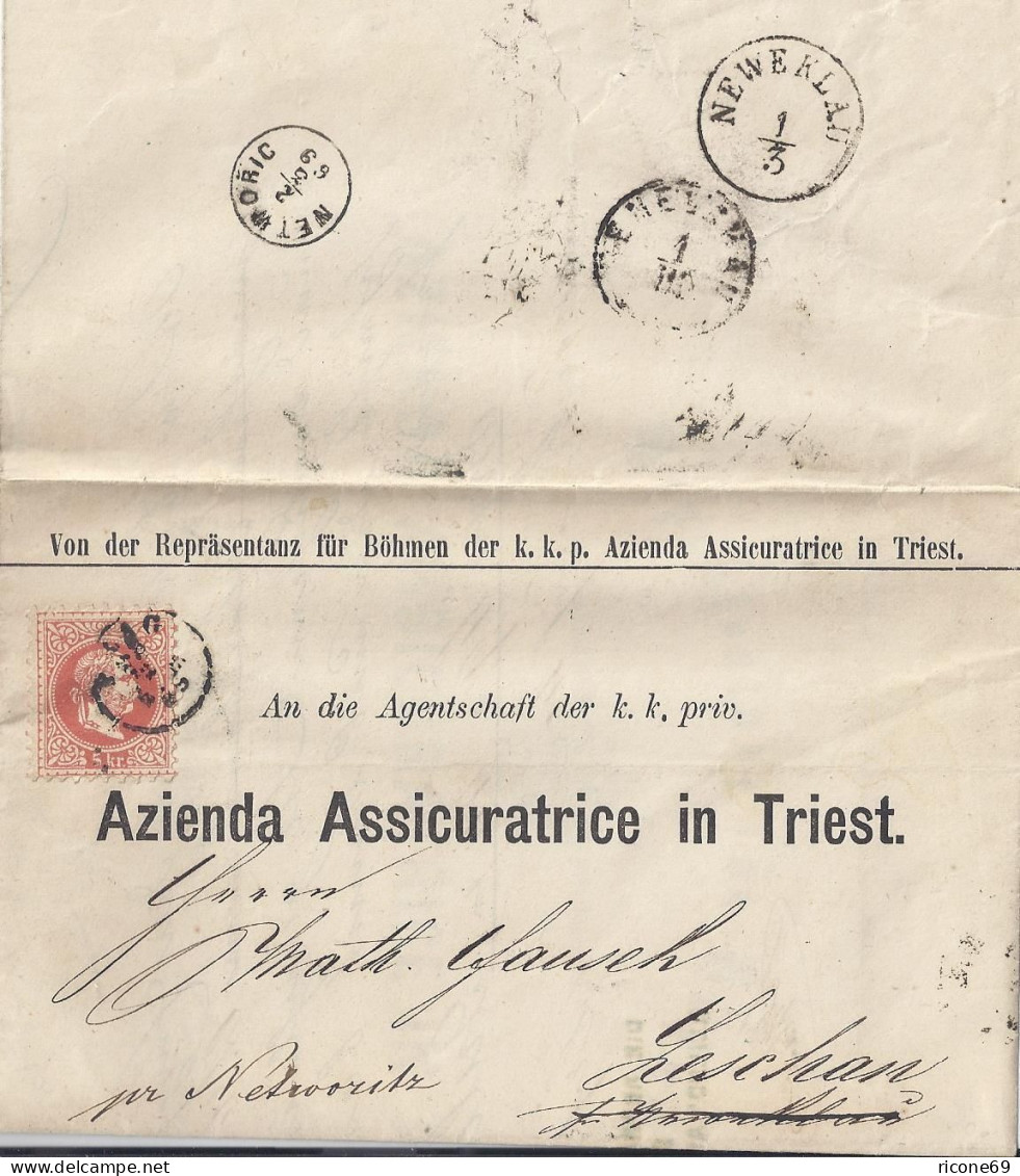 Österreich, Vordruckbrief M. Fingerhutstempel Prag #S316 - Briefe U. Dokumente