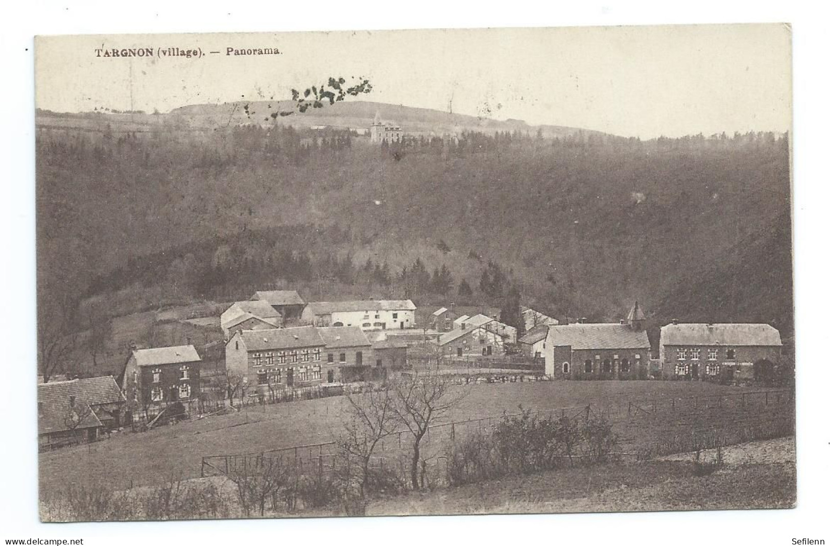 Targnon,Panorama 1922 - Stoumont