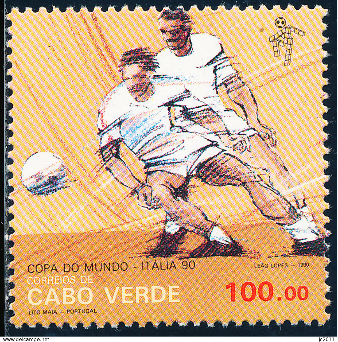 Cabo Verde - 1990 -  Football / Italia'90 - MNH - Kaapverdische Eilanden