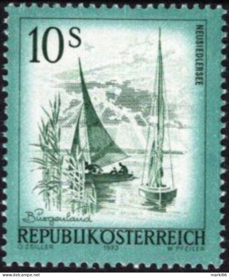 Austria - 1973 - Yachts In Neusiedlersee - Mint Stamp - Ongebruikt