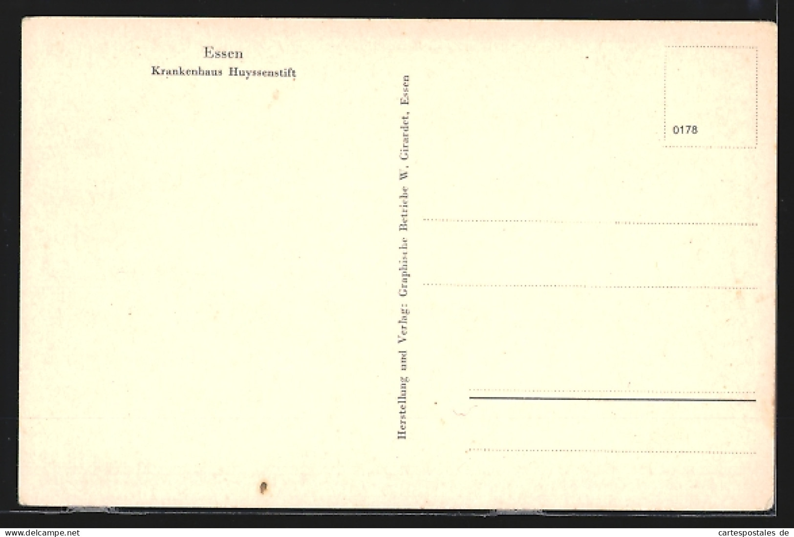 AK Essen, Krankenhaus Huyssenstift  - Otros & Sin Clasificación