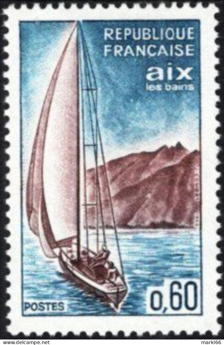 France - 1965 - Sailing Boats In Aix Le Bains - Mint Stamp - Ongebruikt