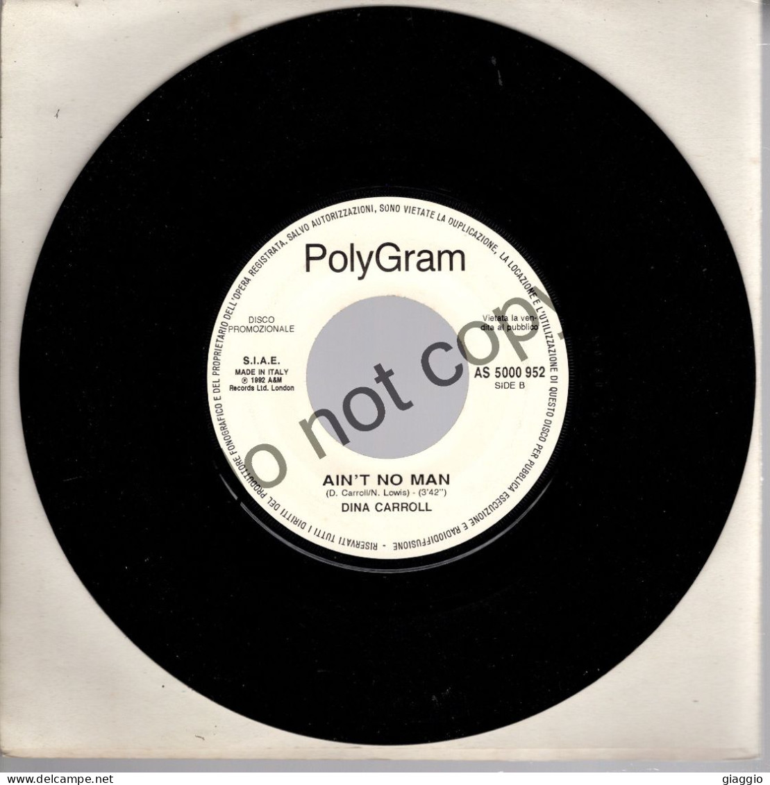 °°° 715) 45 GIRI - ED. JUKE BOX - STING / DINA CARROLL - IF I EVER LOSE / AIN'T NO MAN °°° - Autres - Musique Anglaise