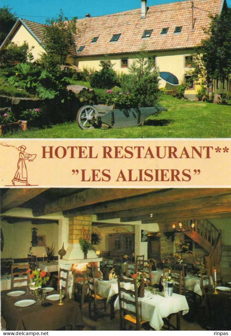 (68) LAPOUTROIE Hotel Restaurant  Les Alisiers Prop M Mme Degouy, Charette Parasol  (Haut Rhin) - Lapoutroie