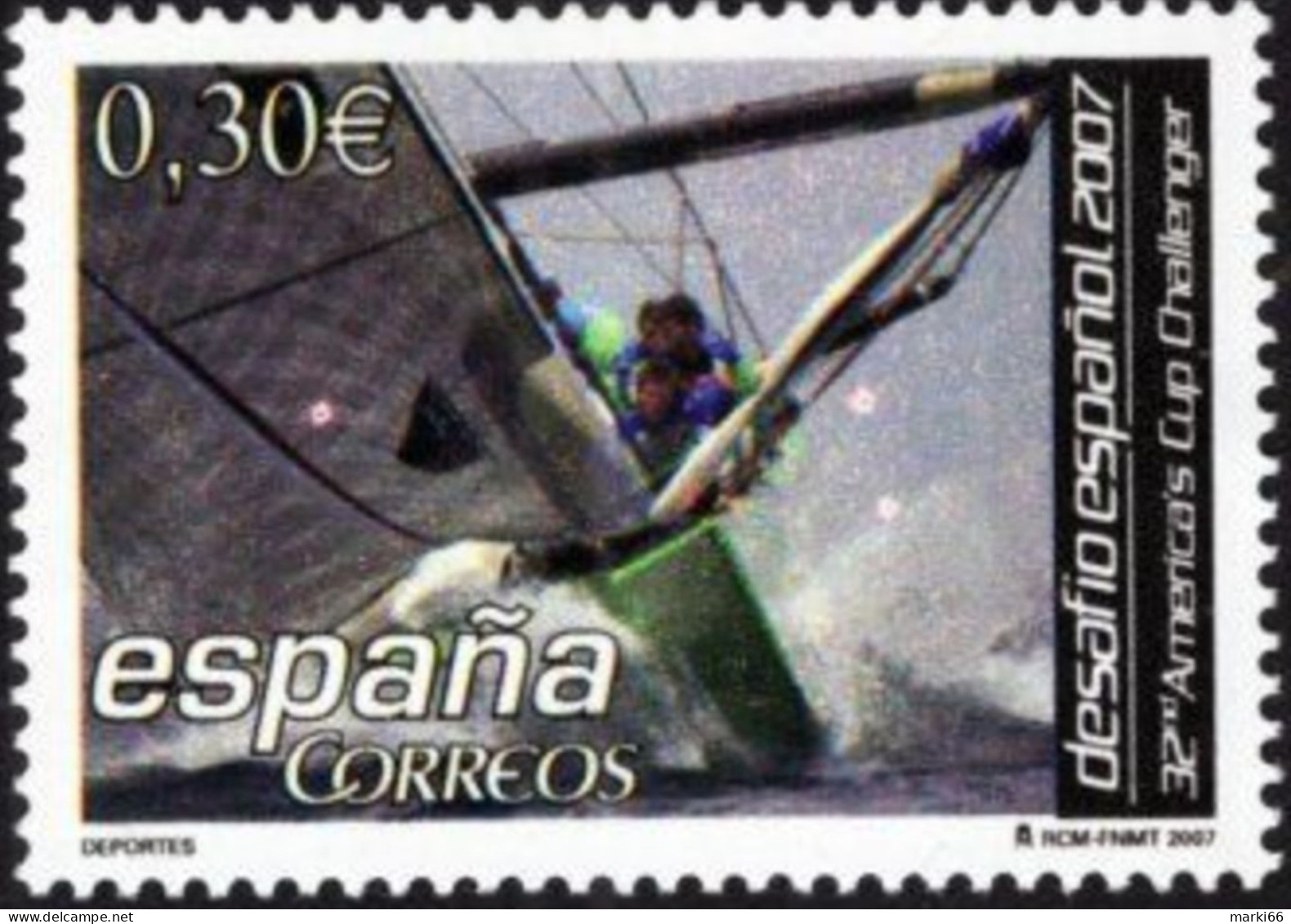 Spain - 2007 - 32nd America's Yacht Cup Challenger - Mint Stamp - Neufs