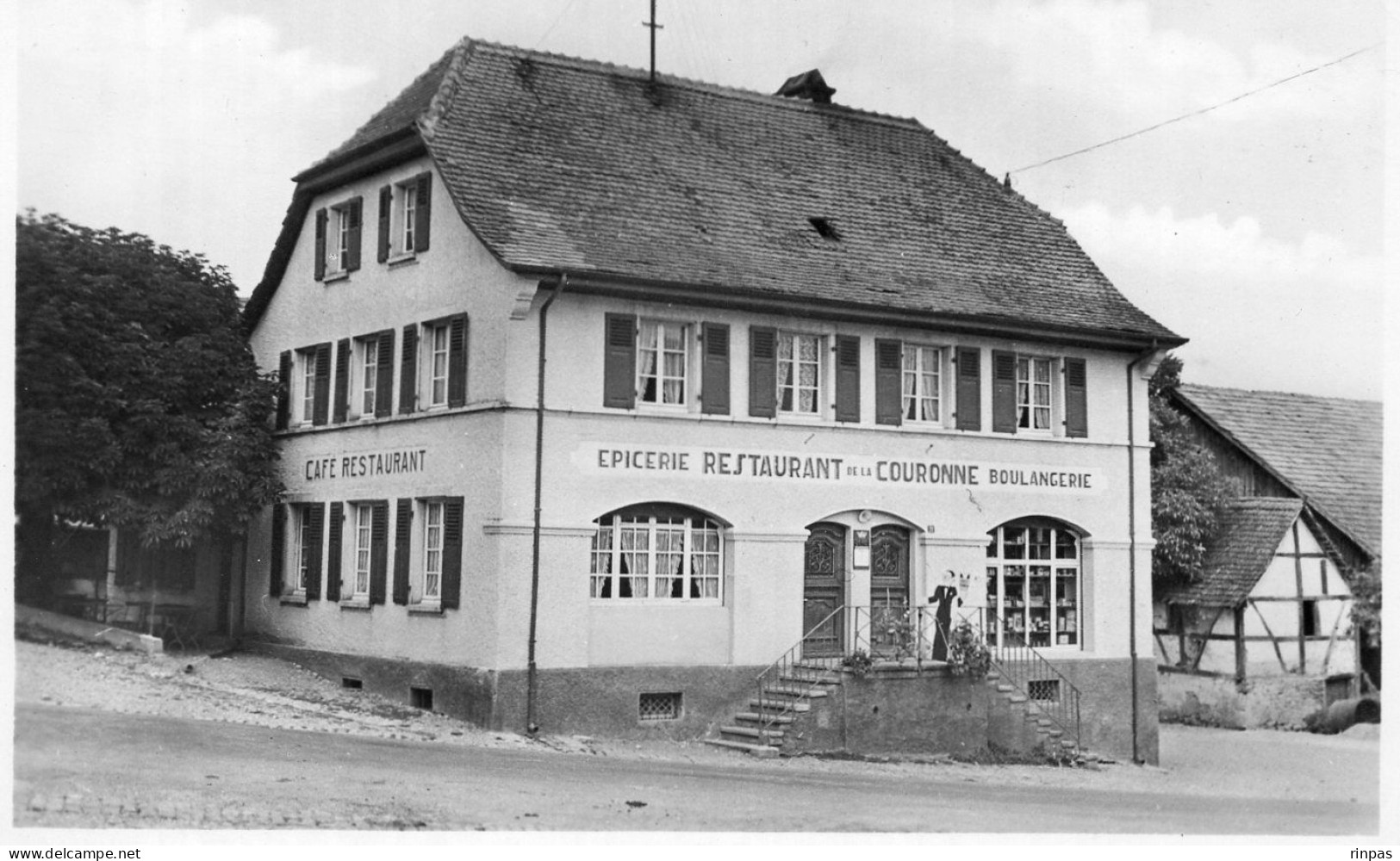 (68) SEPPOIS LE BAS Hotel Restaurant Boulangerie Prop Albert SCHURCK ( Haut Rhin ) - Autres & Non Classés