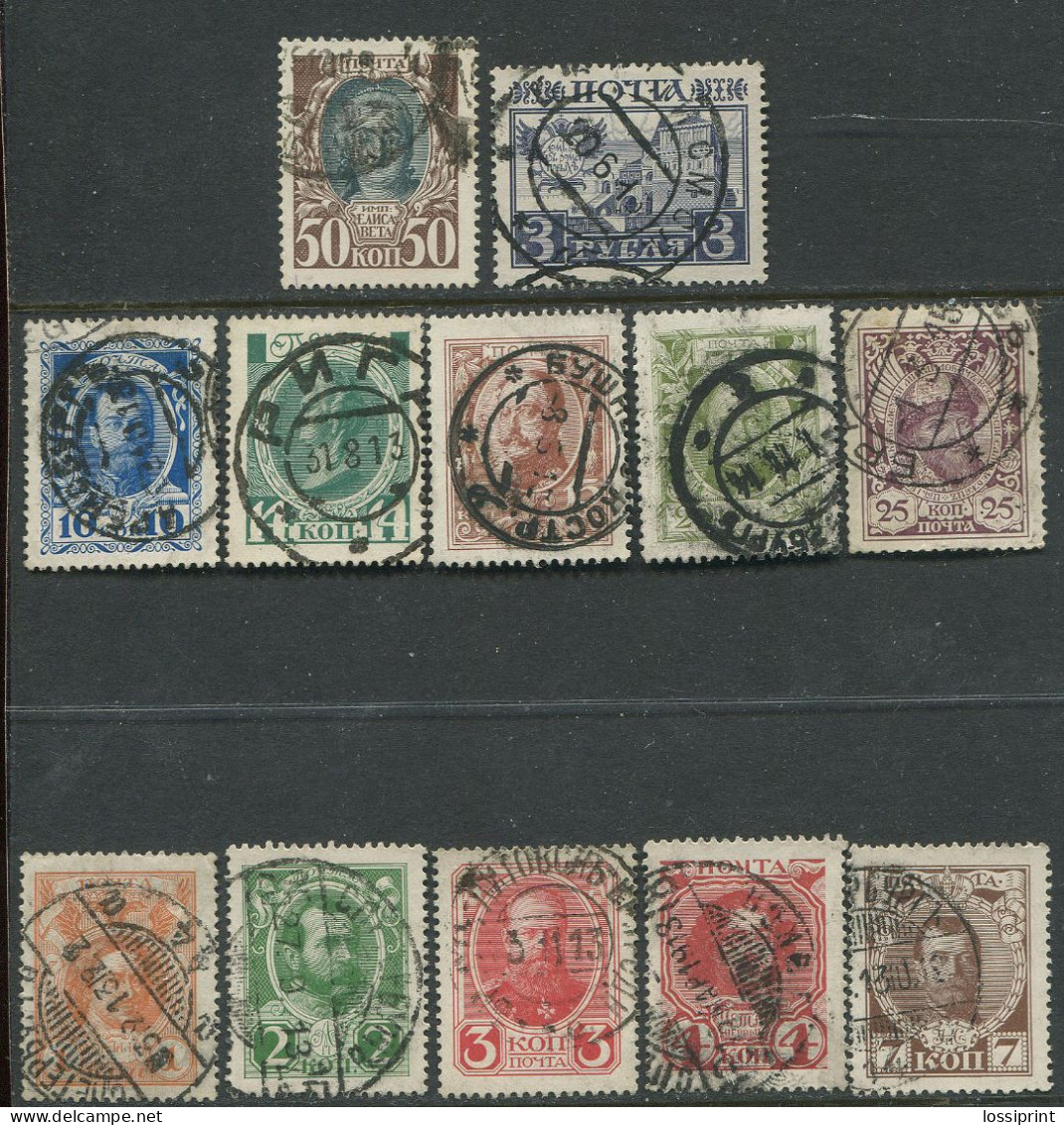 Russia:Used Stamps Russian Czars, 1913 - Gebruikt