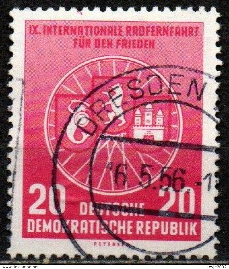 DDR 1956 - Mi.Nr. 522 III - Gestempelt Used - Plattenfehler - Abarten Und Kuriositäten