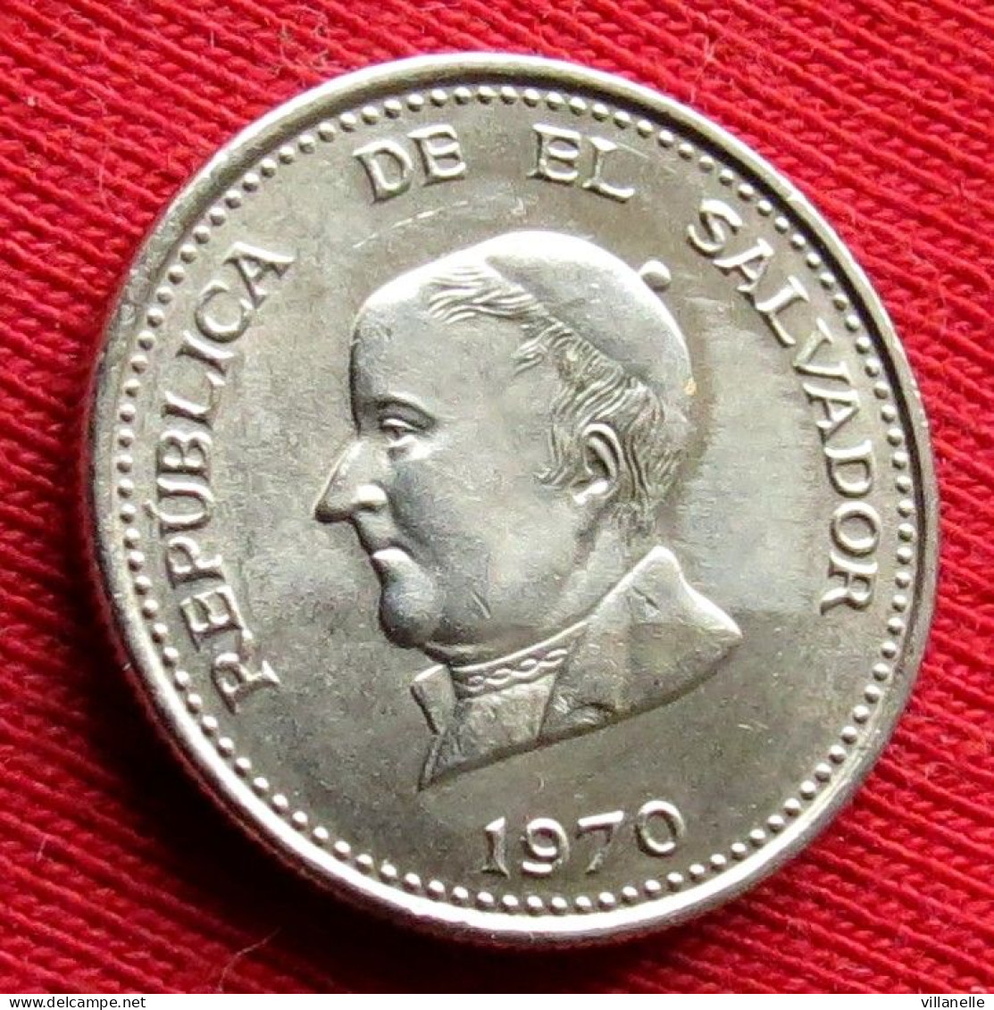 El Salvador 25 Centavos 1970 W ºº - Salvador